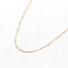 Gold Filled Chain - 18 Inch 14/20 Yellow GF Necklace - 1.5 mm Flat Dainty Cable Chain Spring Ring - Bright Finish Wholesale Jewelry Supply