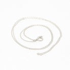 Sterling Silver Chain - 20 Inch Cable Link 1.1 mm Twenty Inch Polished 925 Silver - Dainty Brand New Necklace Spring Clasp Finished Supply