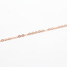 14k Rose Gold Filled Chain - 16 Inch 14/20 GF Necklace - 1.2 mm Flat Dainty Cable Chain Spring Ring Clasp - Pink GF 16" New Jewelry Supply