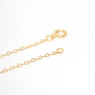 Gold Filled Chain - 14 Inch 14/20 GF Necklace - 1.5 mm Flat Cable Neck Chain with Spring Ring - Bright Finish New Wholesale Jewelry Supply