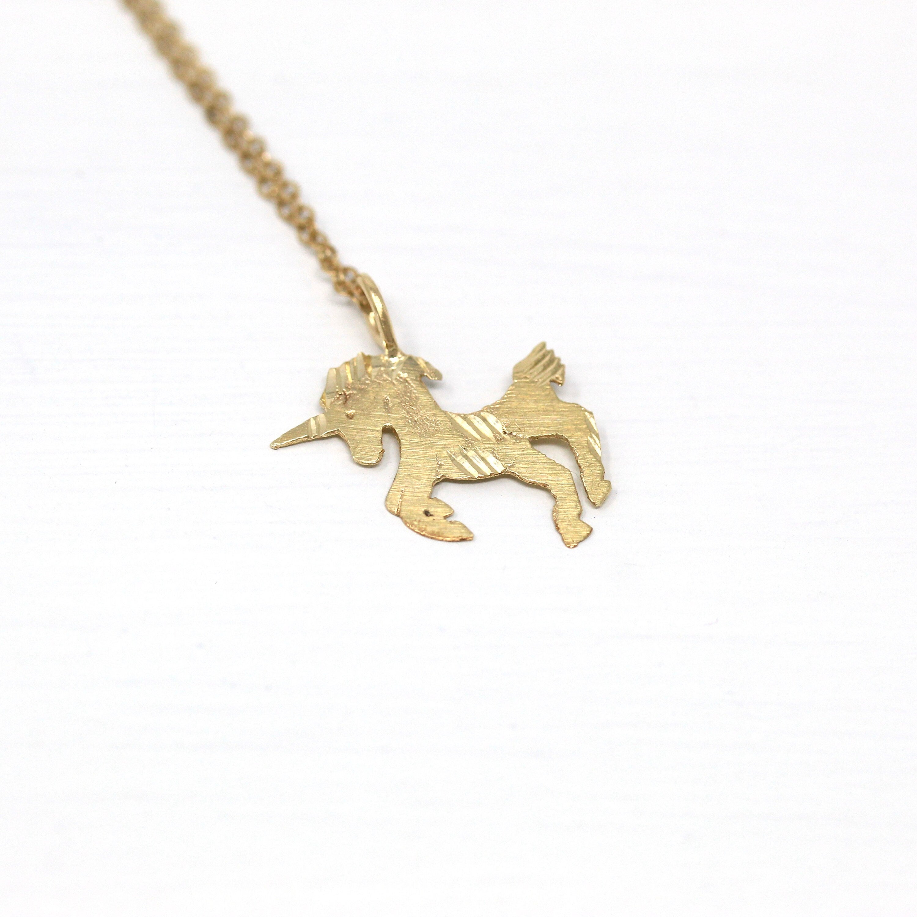 Pendant Only 14k deals Yellow Gold Unicorn Pendant