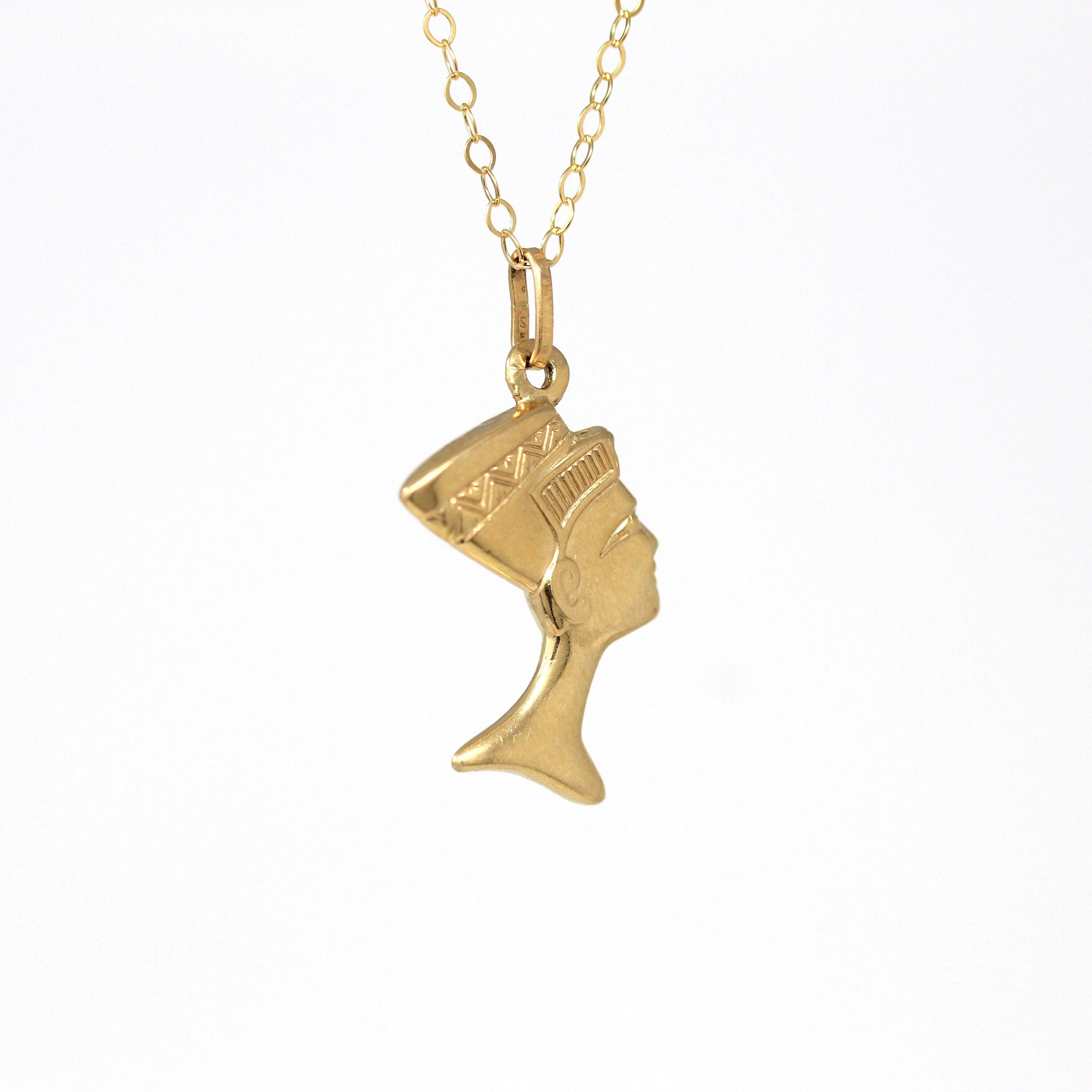 Nefertiti hotsell 14 Karat Gold Small Pendant