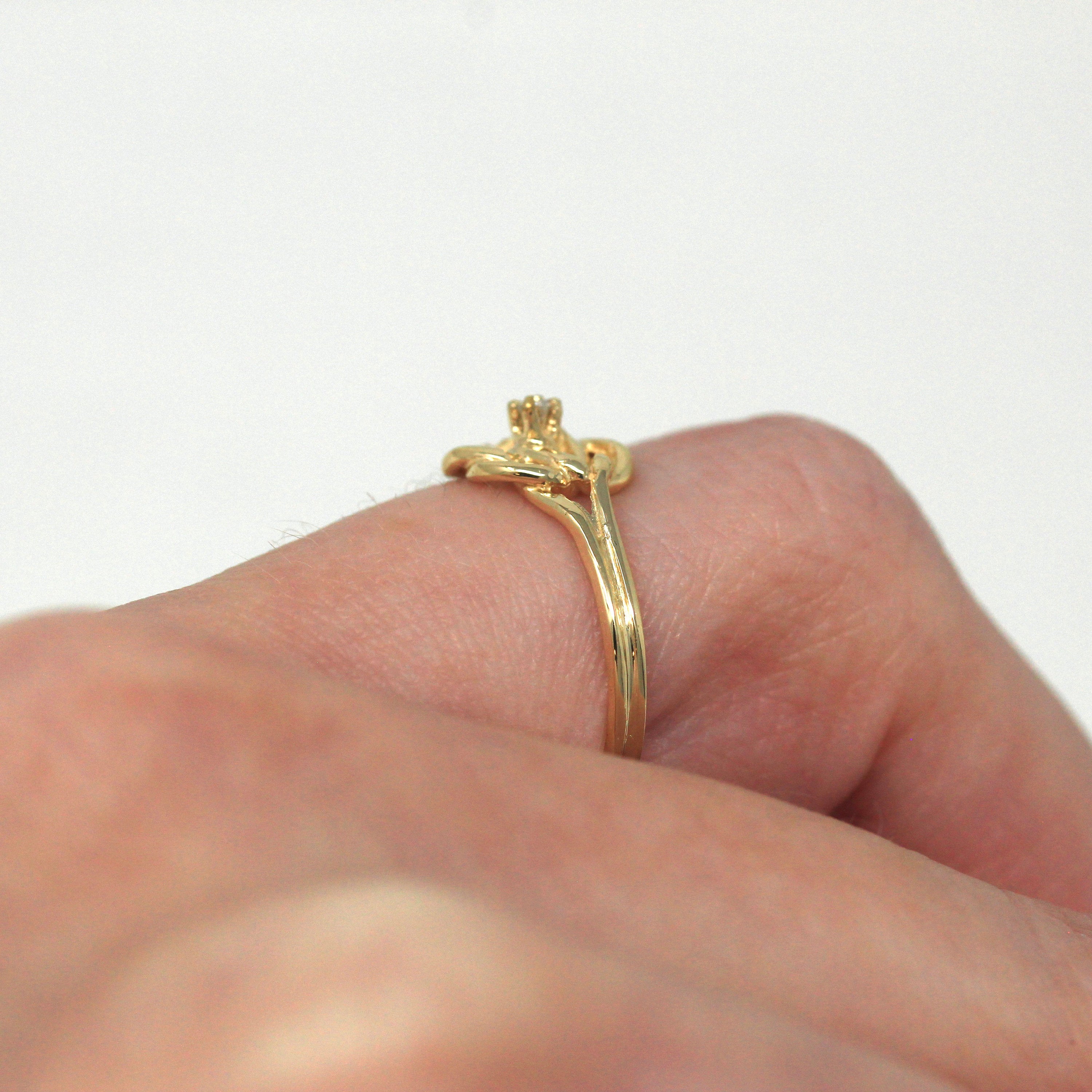 LOVE KNOT RING- 14k Yellow Gold - The Littl A$99.99 A$99.99 14k