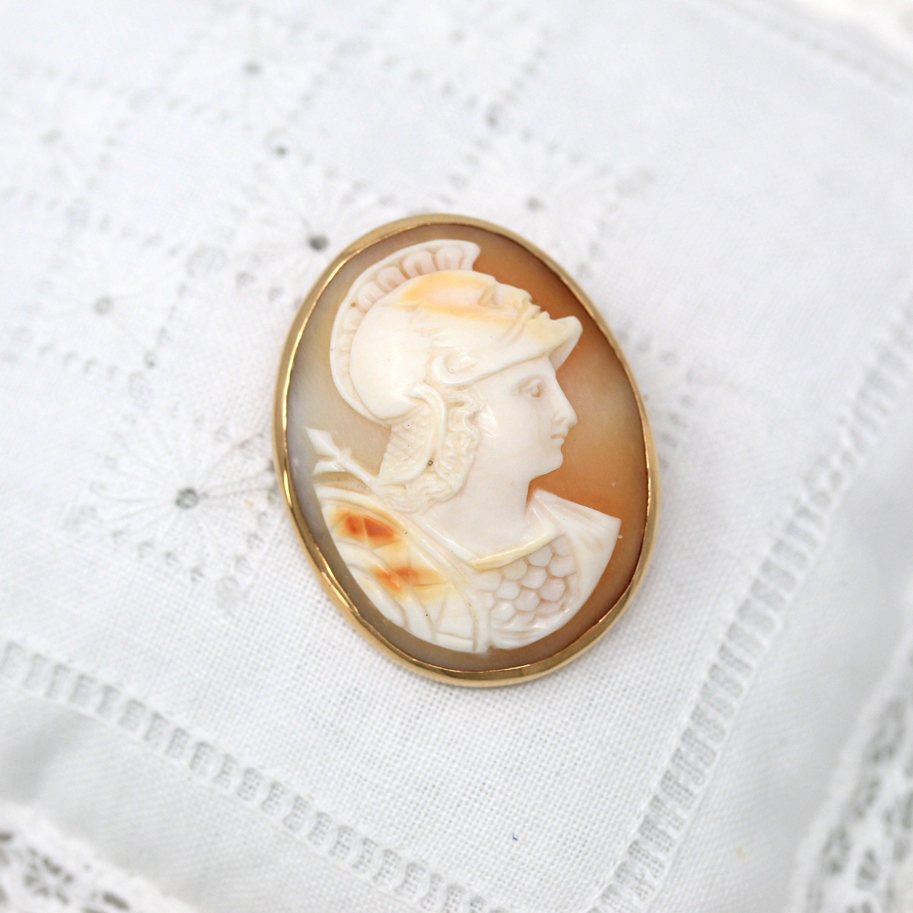 Vintage Cameo Brooch, good 1910's, Vintage Jewelry