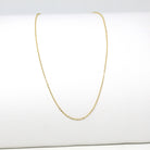 10k Yellow Gold Chain - Adjustable 18 to 17 to 16 Inch 1.3 mm Double Extendable Piatto Necklace - Polished Cable Link Fine Jewelry Supply