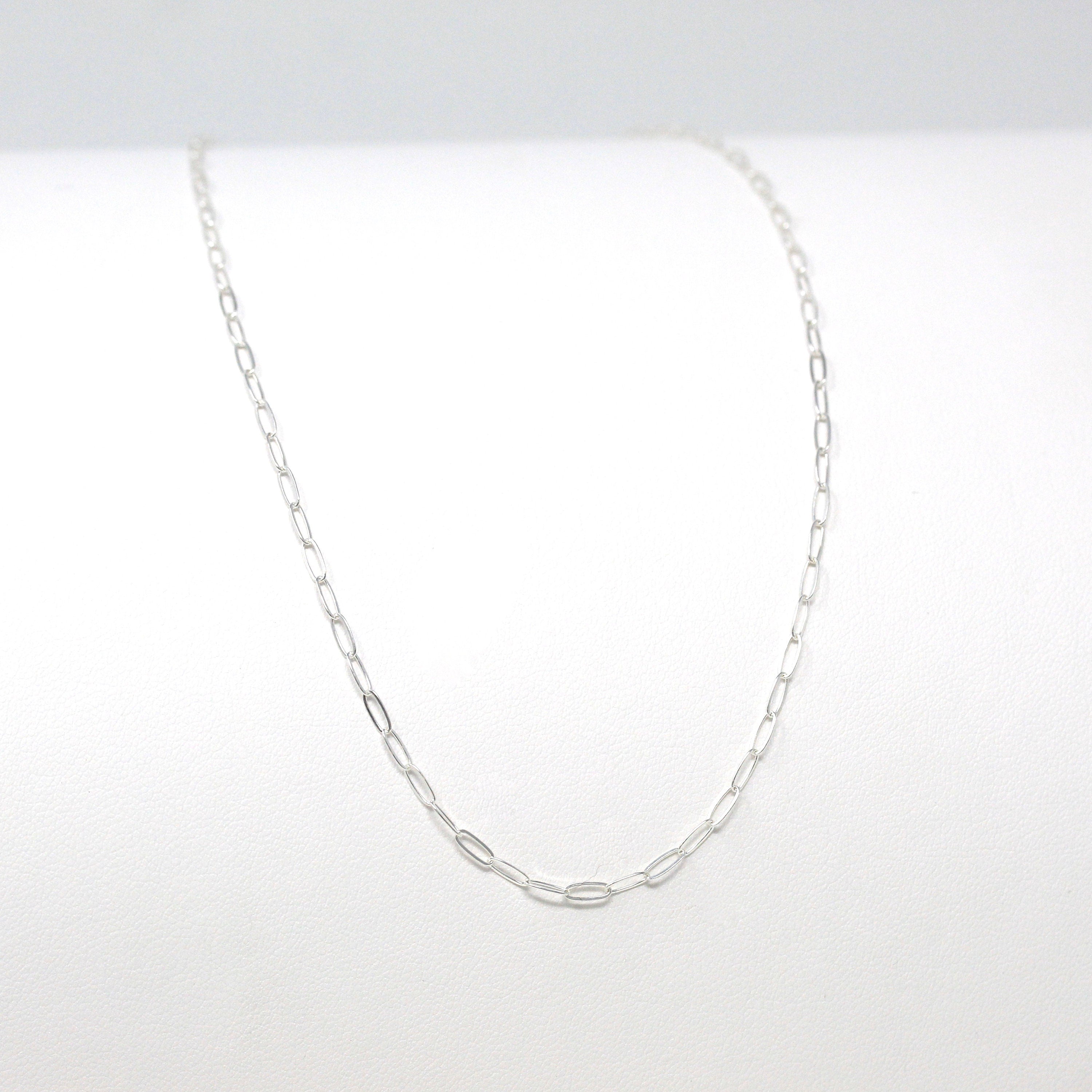 Sterling store silver 18’inch paper clip necklace