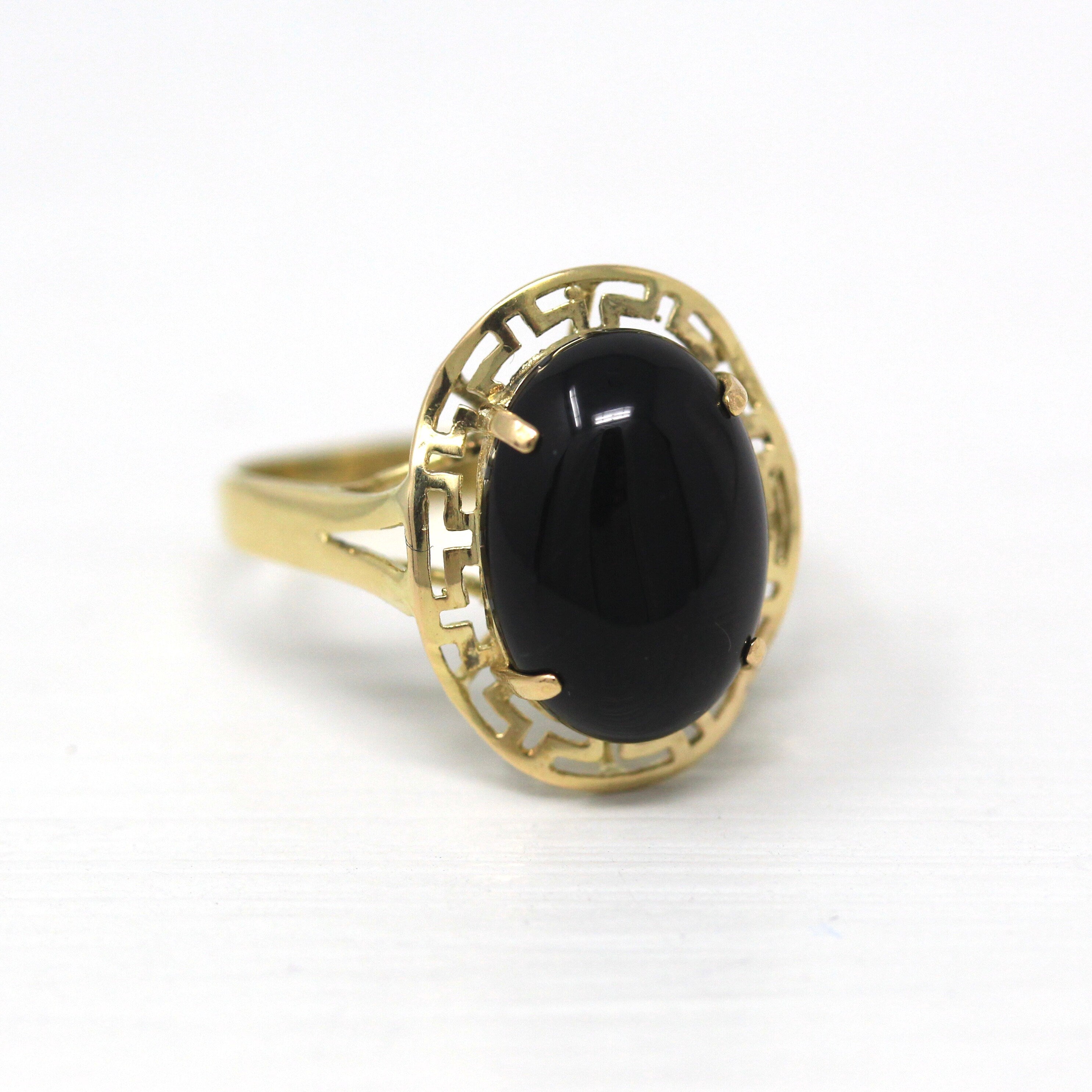 SAR jewelry Oval Antique ring with Onyx abitur.gnesin-academy.ru