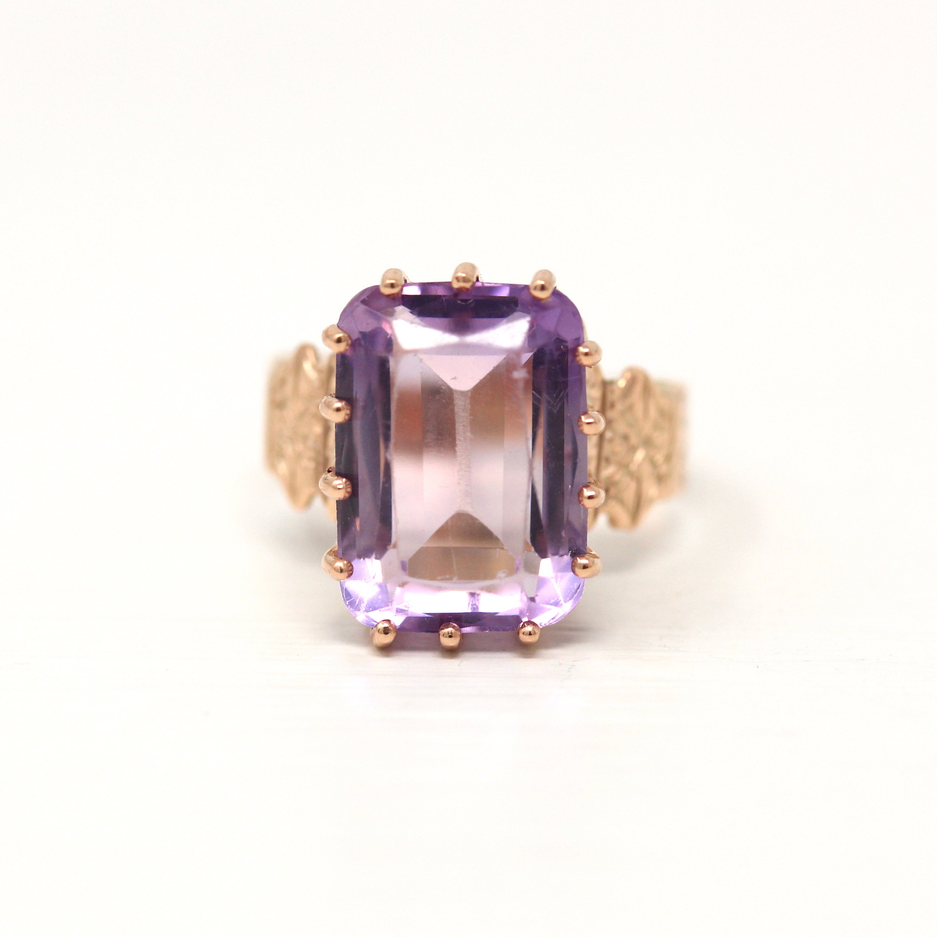 10k 7-Amethysts buy Ring