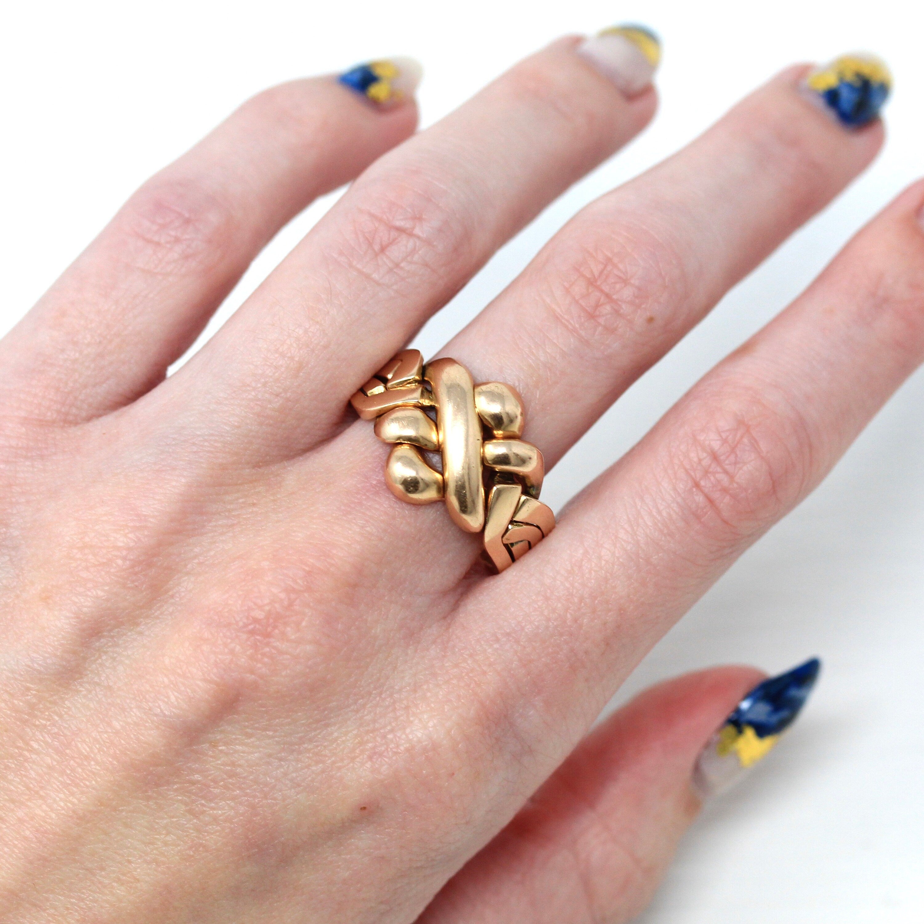 Unique puzzle rings sales