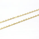 Gold Filled Chain - 24 Inch 14/20 GF Necklace - 1.3 mm Dainty Cable Neck Chain with Spring Ring - Bright Finish Wholesale New Jewelry Supply