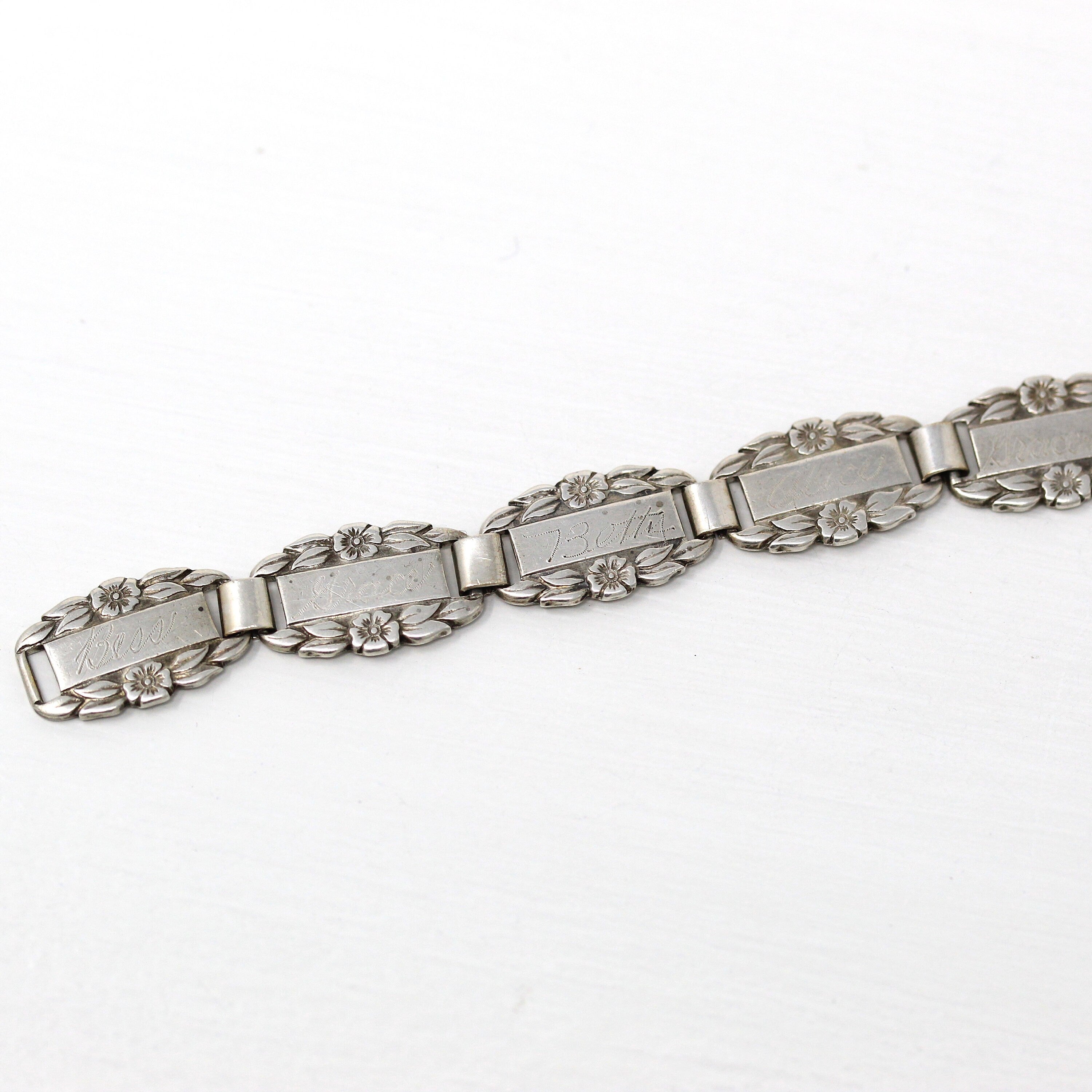 Forget me not bracelet vintage deals