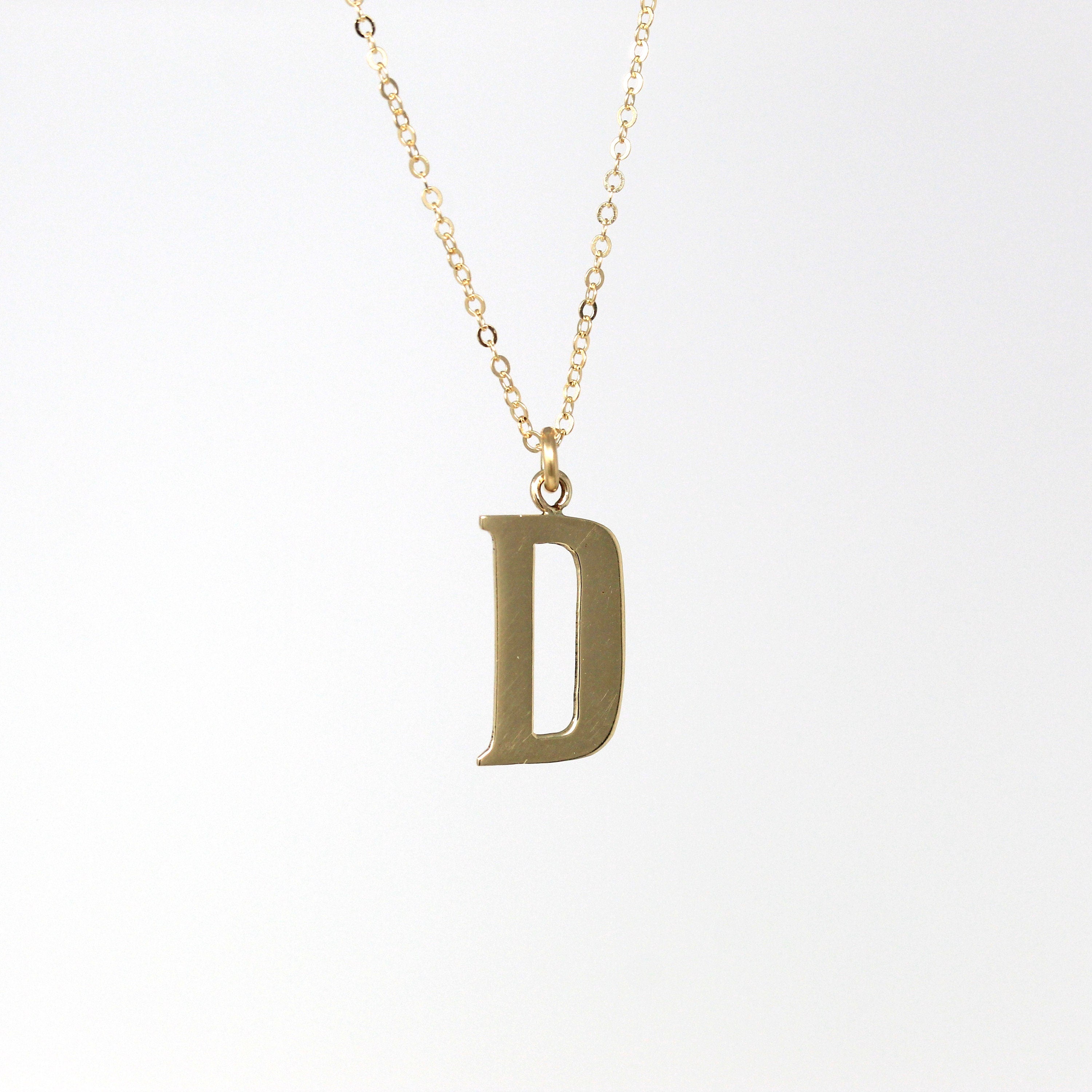 10kt real gold Initial shops D pendant