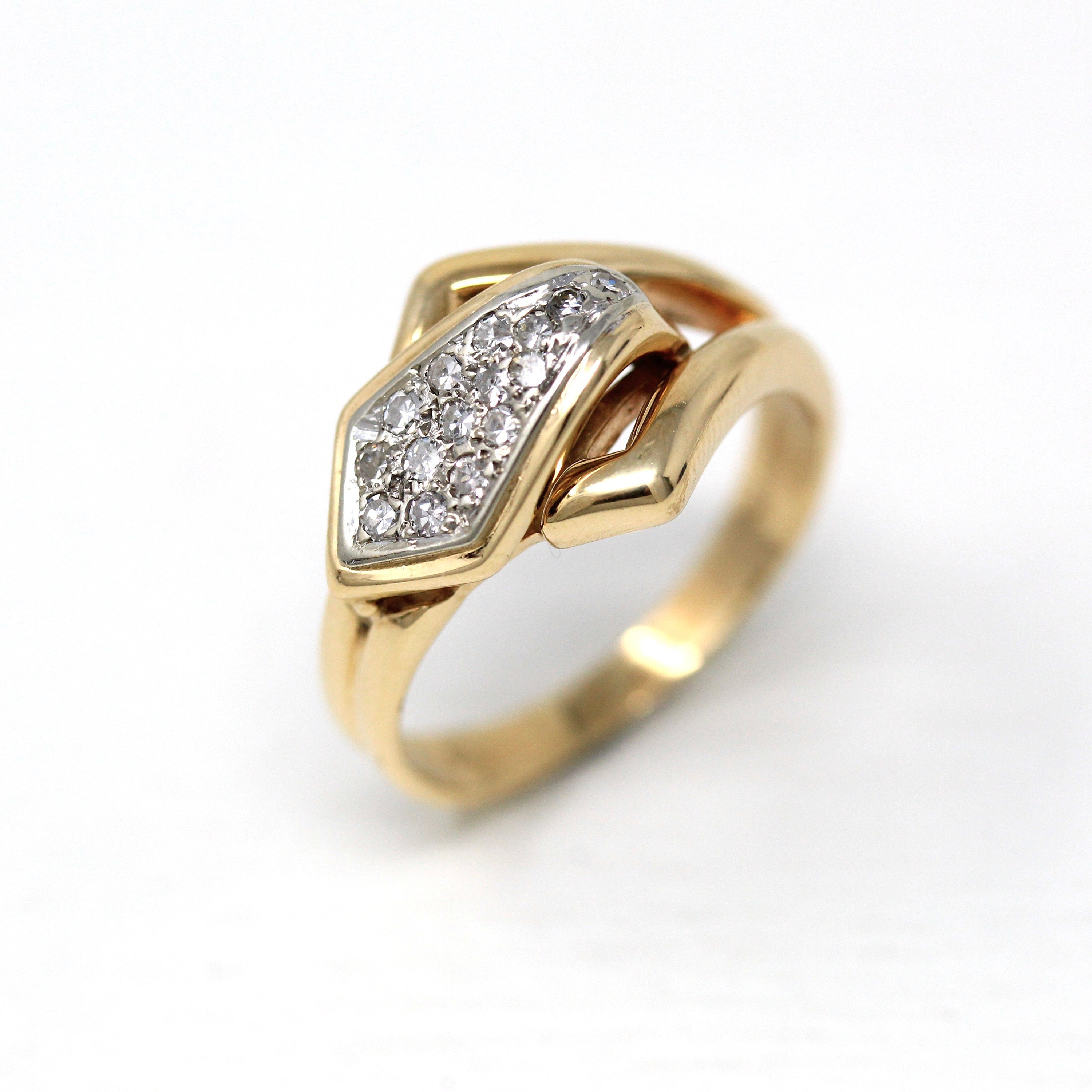 14K Gold & buy Genuine Diamond Ring