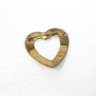 Tiffany & Co. Brooch - Retro 14k Yellow Gold Genuine Diamond Heart Pin - Circa 1970s Era Tiffany's Statement Fashion Accessory Fine Jewelry