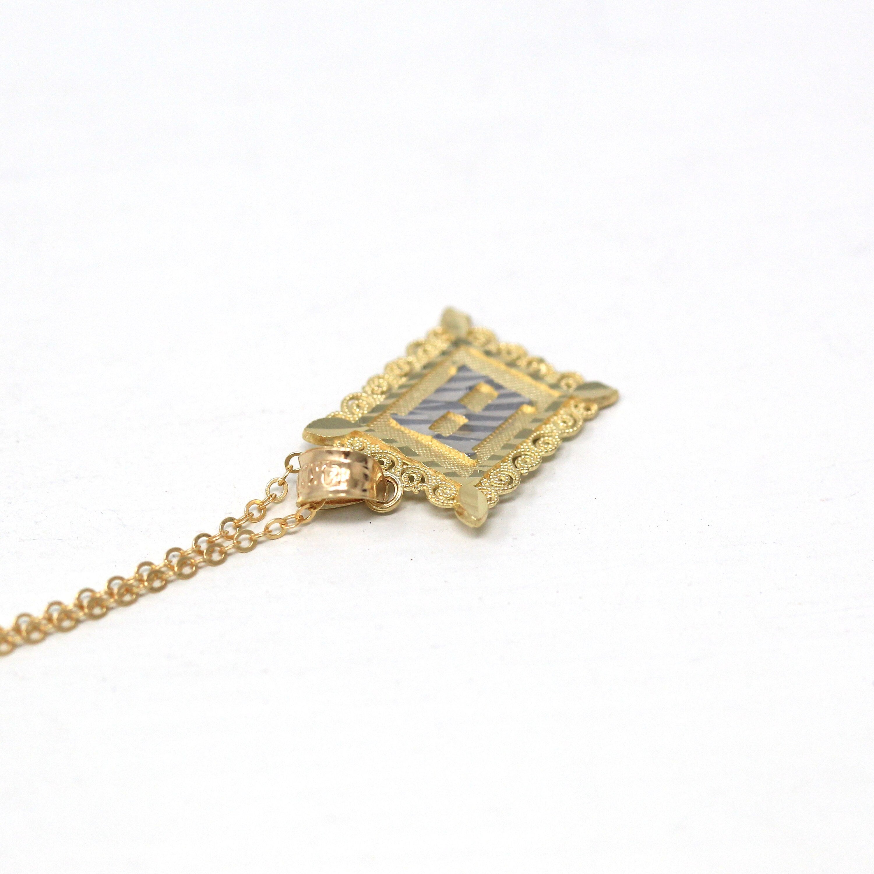 14K Yellow outlet Gold Initial H