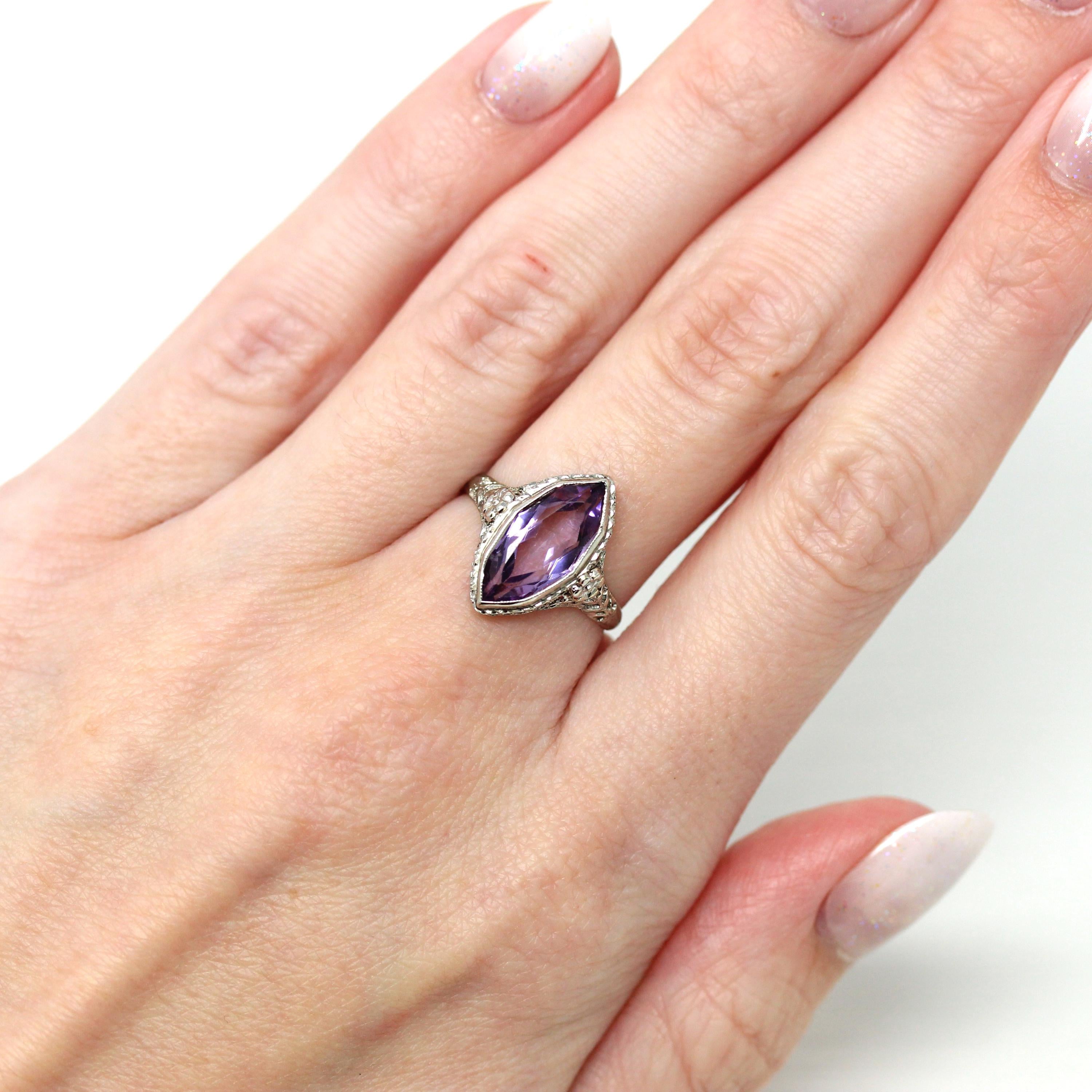 14kt online gold amethyst ring 6.5