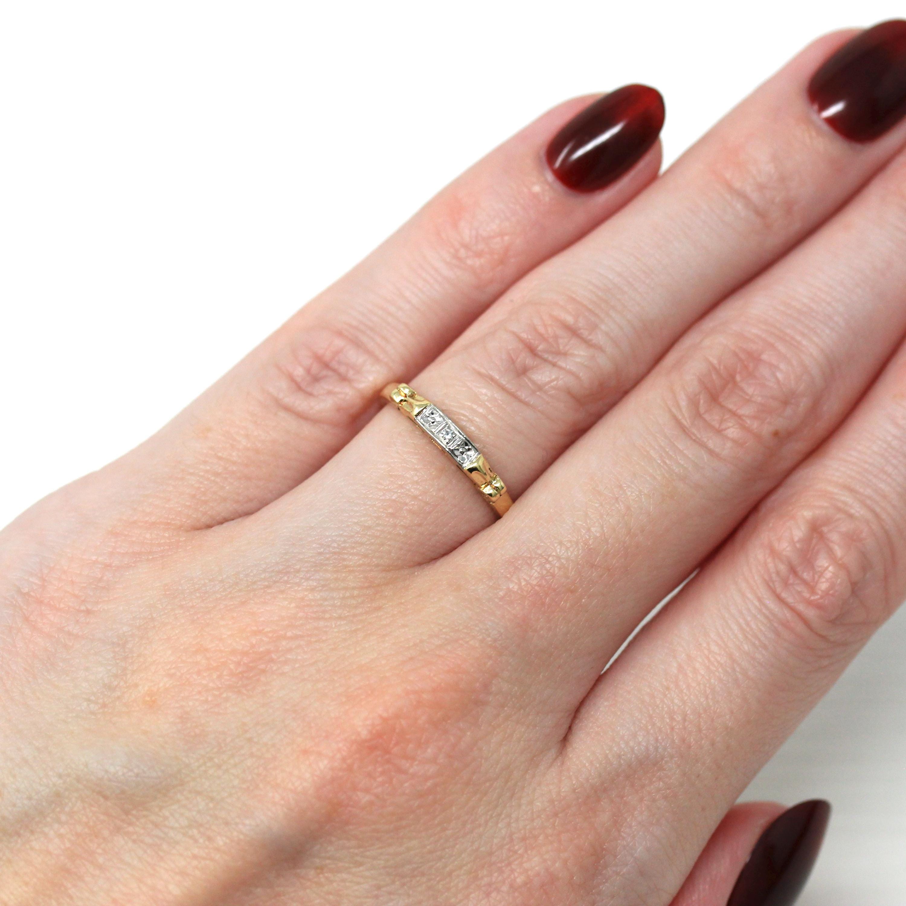 Vintage palladium ring online