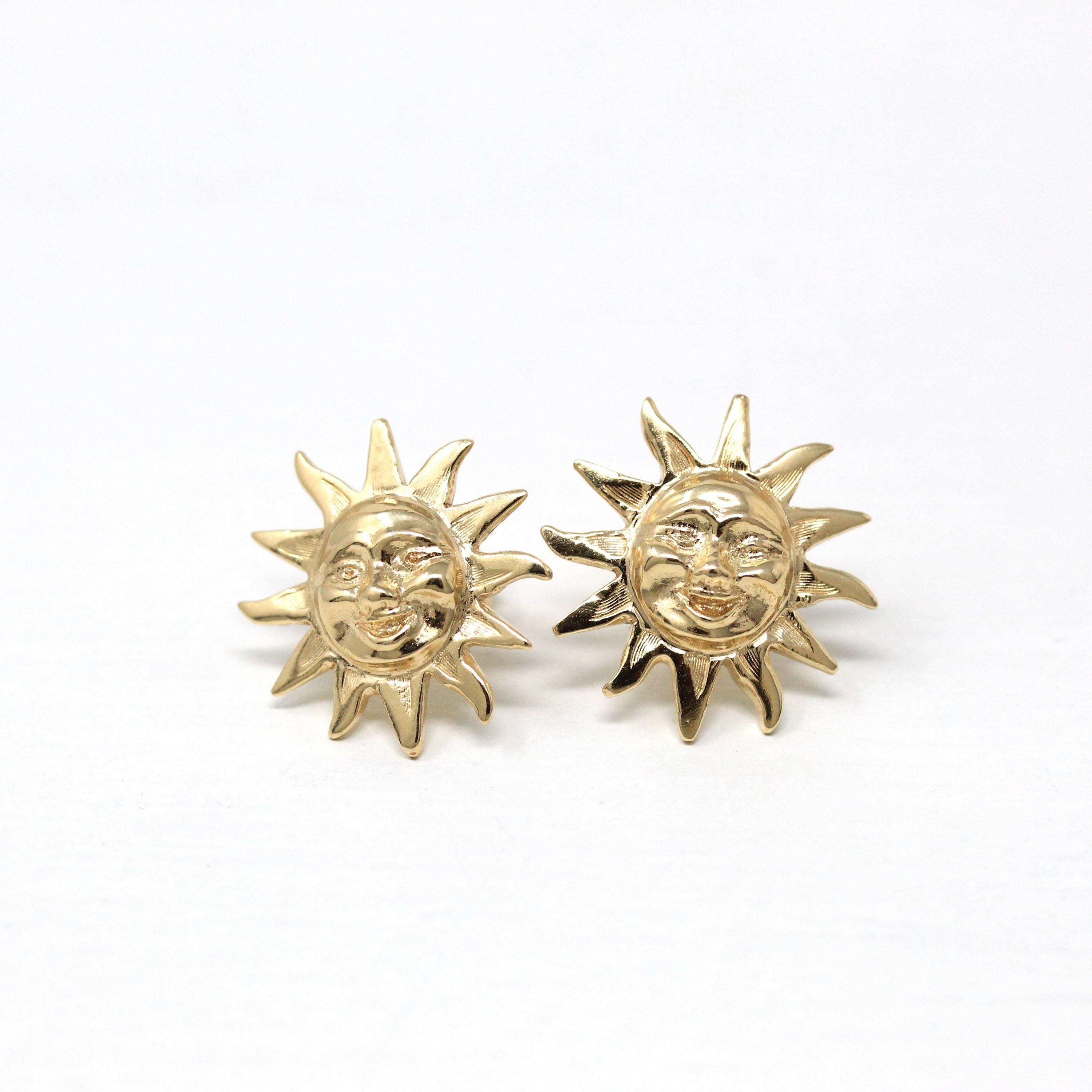 Sun shaped earrings online