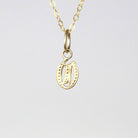 Letter "O" Charm - Art Deco 10k & 14k Yellow Gold Initial Old English Pendant Necklace - Vintage Circa 1930s Era Ostby Barton Fine Jewelry