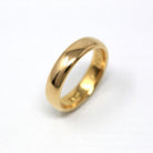 Dated 1903 Band - Edwardian 18k Yellow Gold Engraved Initials Letters Ring - Dated March 23rd Size 6 Stacking Fine Wedding Unisex Jewelry